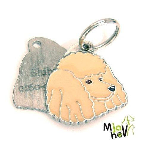 pet-tag-engraved-poodle-apricot.jpg pet ID tag, dog ID tags, pet tags, personalized pet tags MjavHov - engraved pet tags online